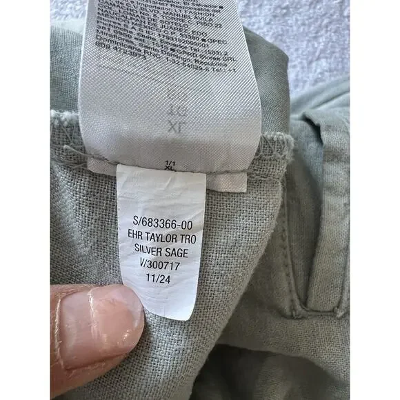 Old Navy Women's Wide Leg Pants - Light Gray - Picture 6 of 8